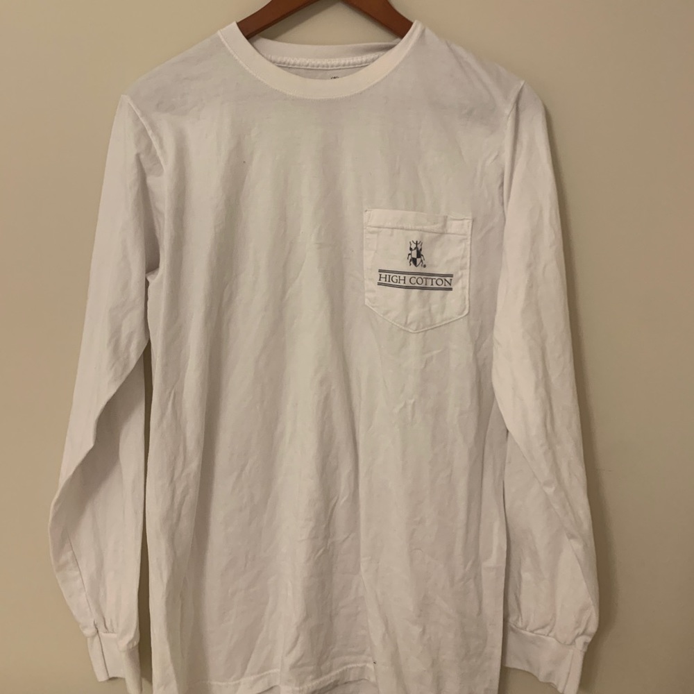 High cotton white longsleeve